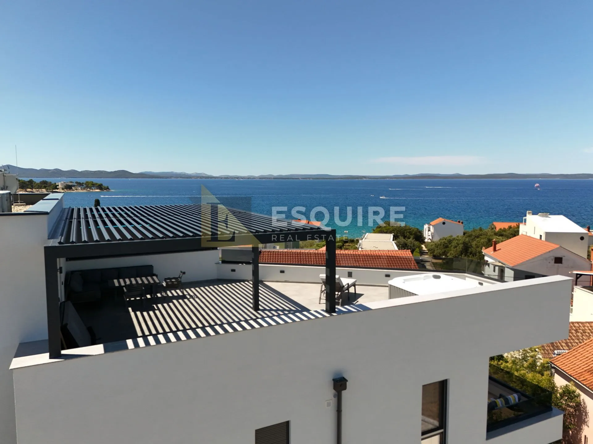 petrčane - punta skala luksuzni penthouse s krovnom terasom nadomak mora!! - slika 23