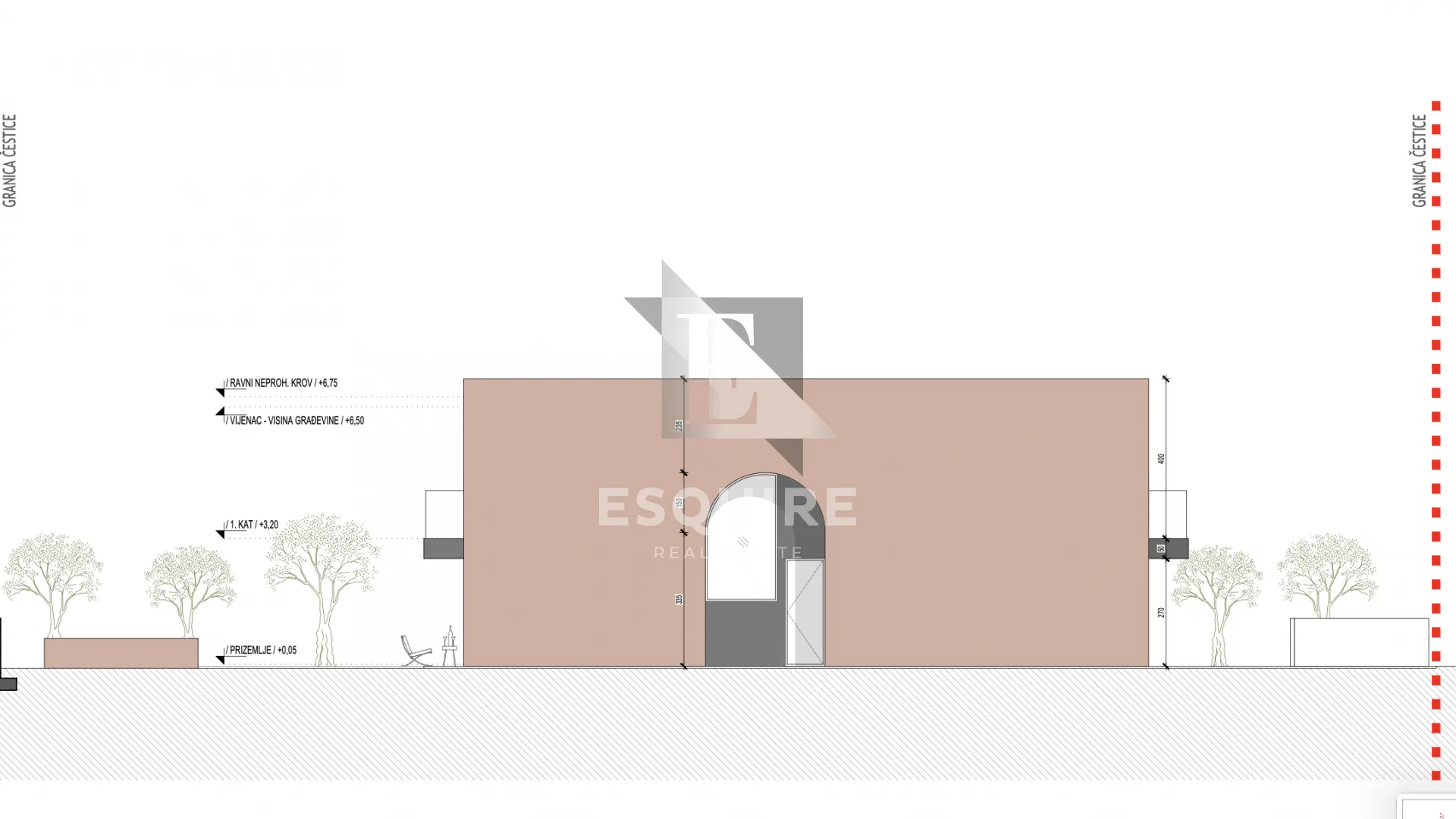 crno - građevinski teren s gotovim projektom obiteljske kuće - 750m2 - slika 15
