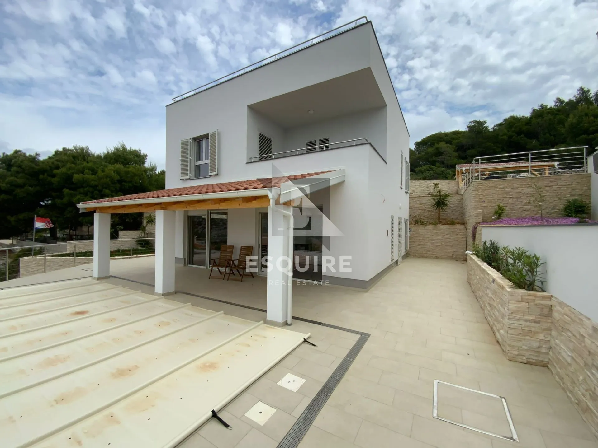 rogoznica - novoizgrađena villa s bazenom i predivni pogledom - slika 4