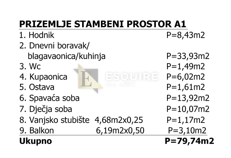 privlaka - dvosoban stan a1 s vrtom - 93m2 - slika 31