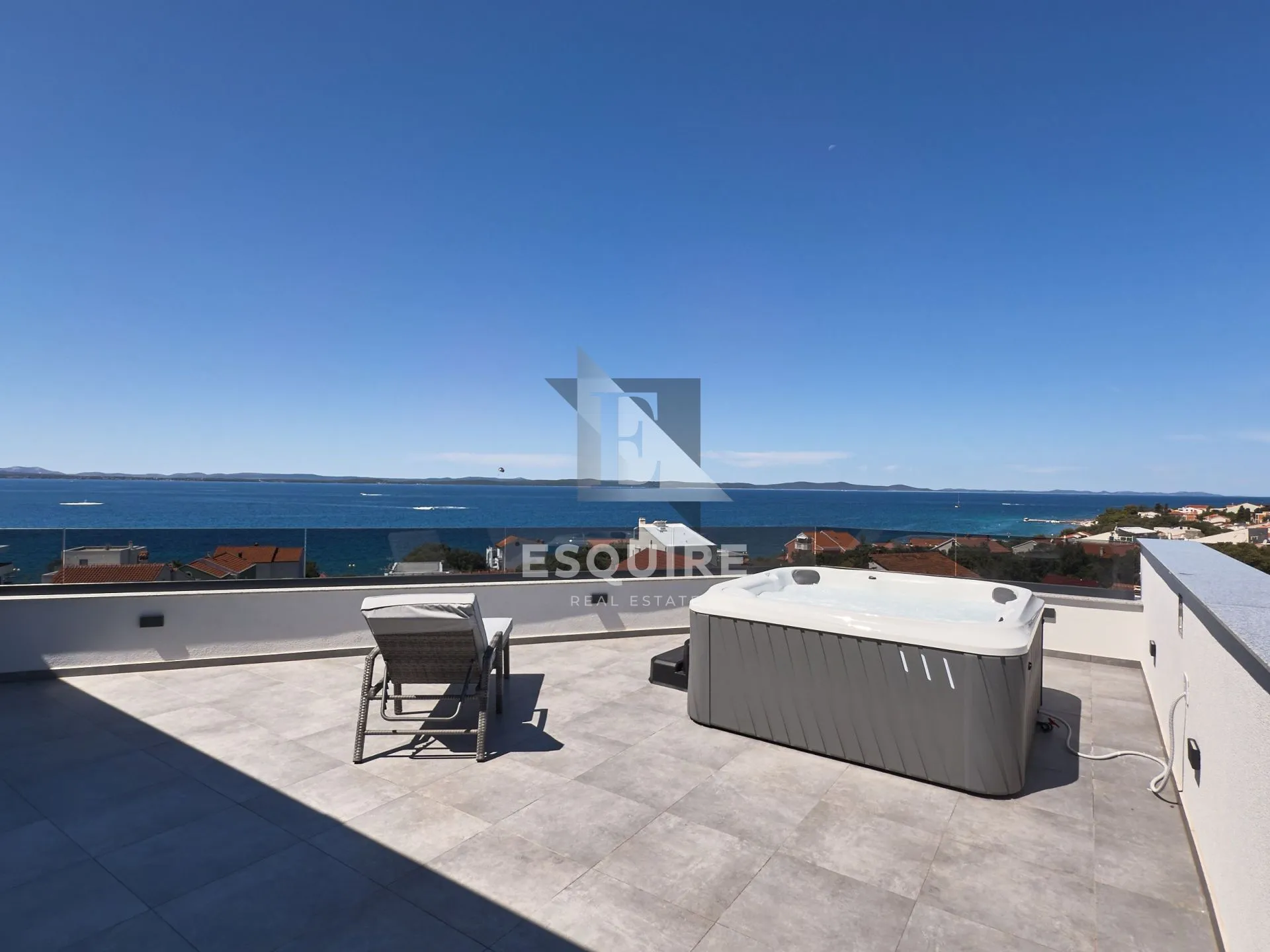 petrčane - punta skala luksuzni penthouse s krovnom terasom nadomak mora!! - slika 35