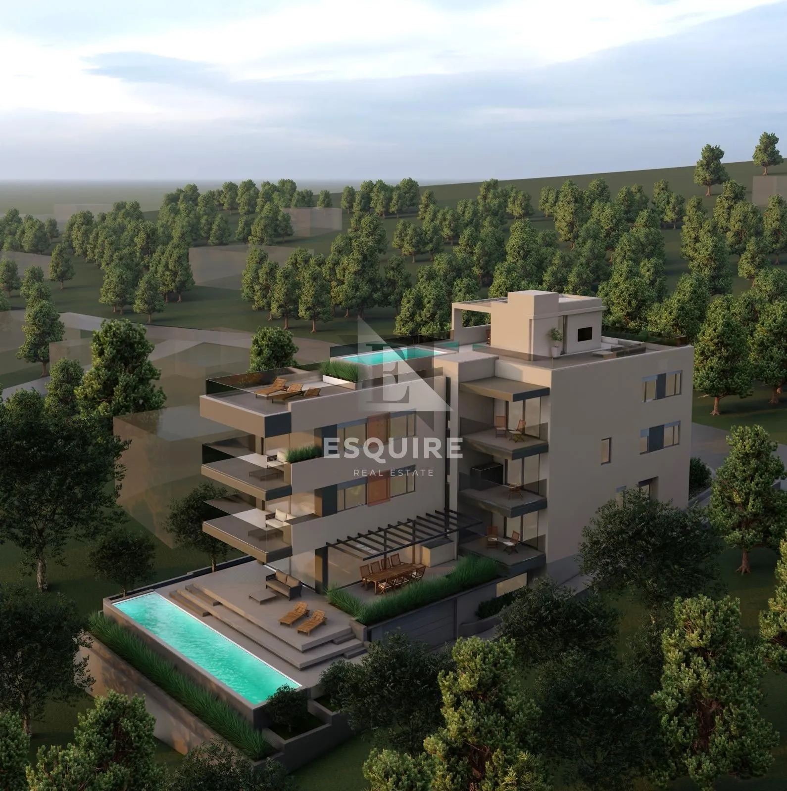zadar - kožino luksuzan četverosoban stan s1 s grijanim bazenom, 100m od mora - 237m2 - slika 34