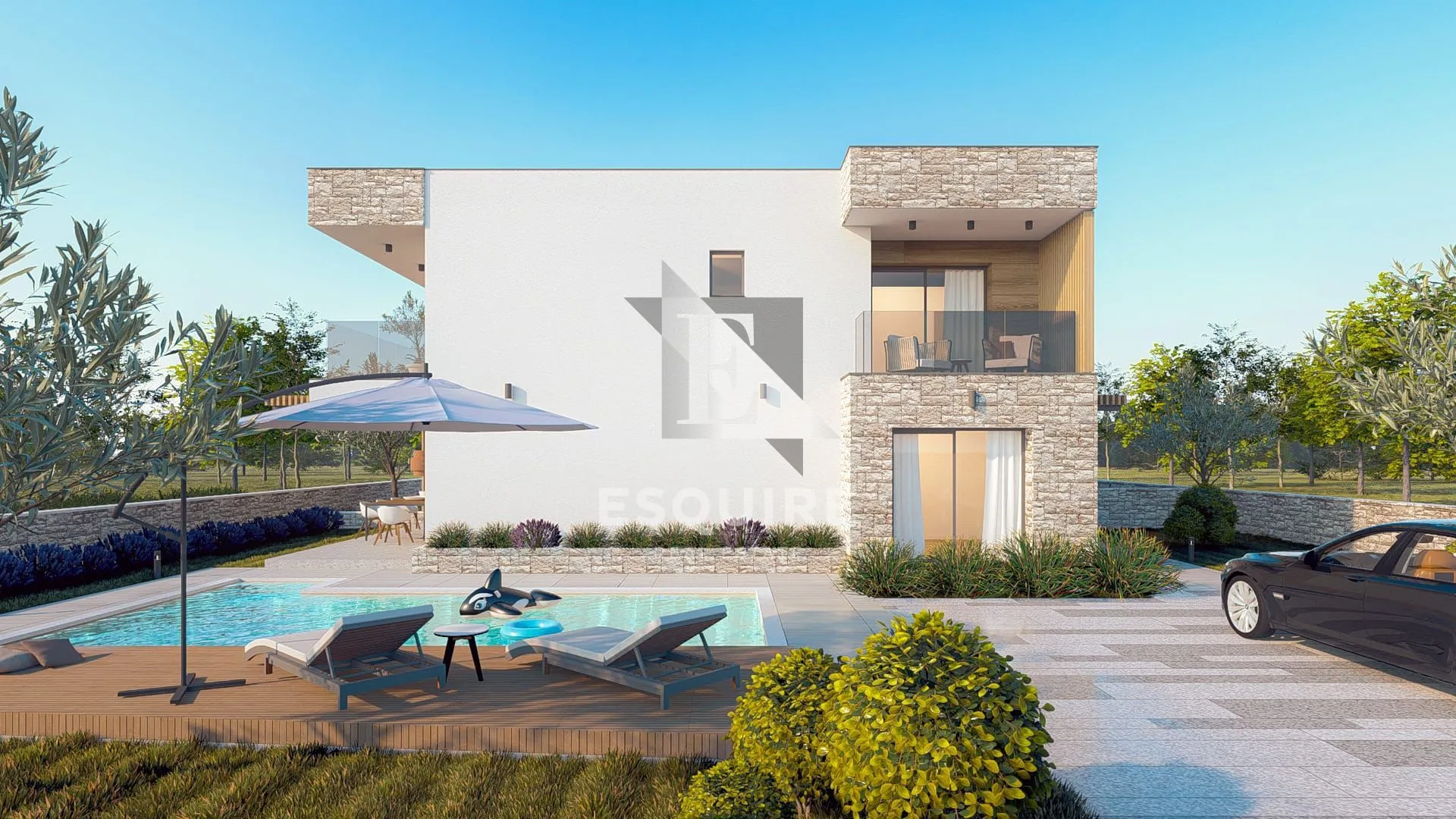 vrsi-vrsi mulo, građevinsko zemljište u (865 m²) sa projektom i građevinskom dozvolom!!!! - slika 4