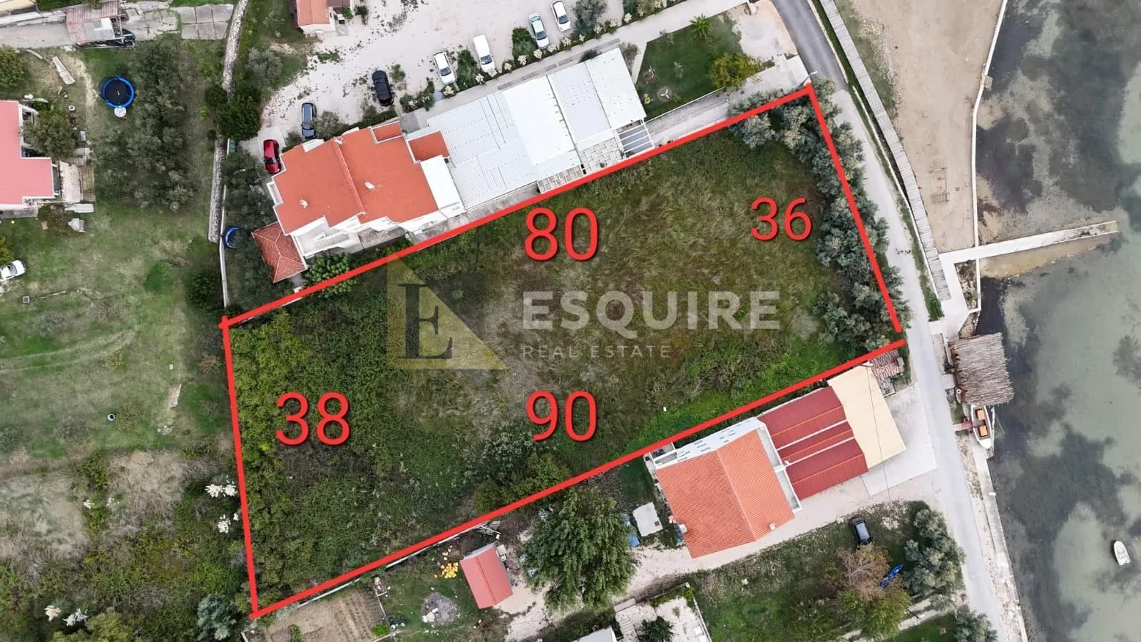 ljubač - atraktivno zemljište 1. red do mora - 1500m2 - slika 7
