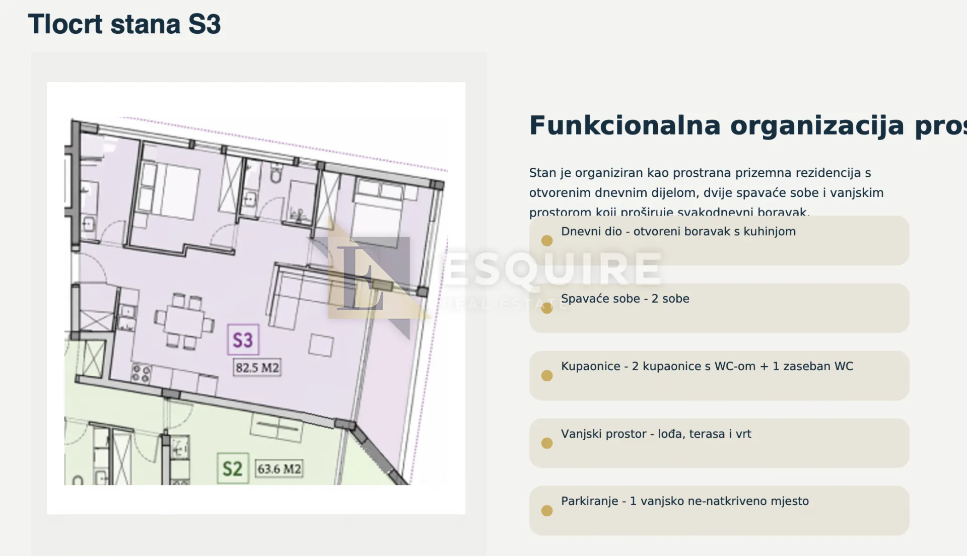 privlaka - lux novogradnja 1. red do mora - dvosoban stan s3 s vrtom - 82m2 - slika 6
