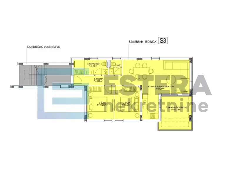 apartman 80 m2 prodaja petrčane s3, 3s, 1. kat - slika 11