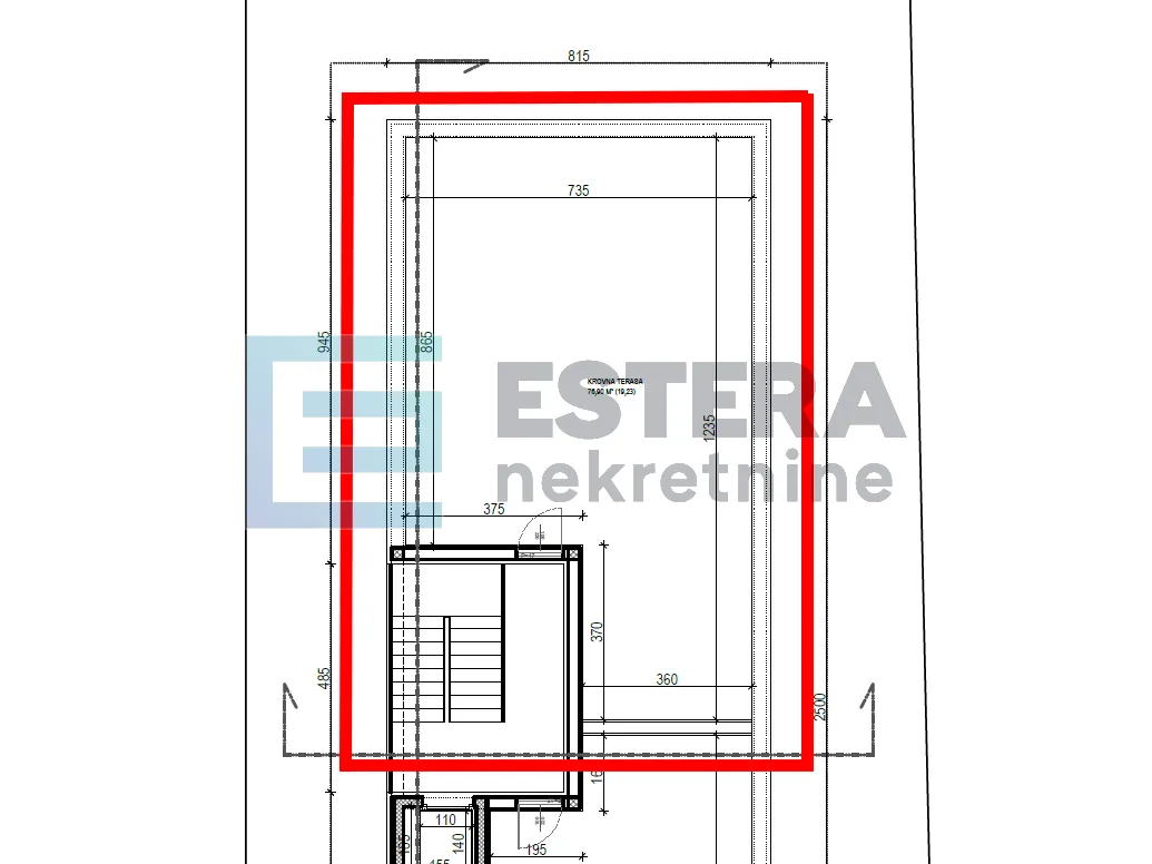 apartman s4 97 m2 prodaja sveti filip i jakov, 3s, 2. kat, parking, krovna terasa - slika 7