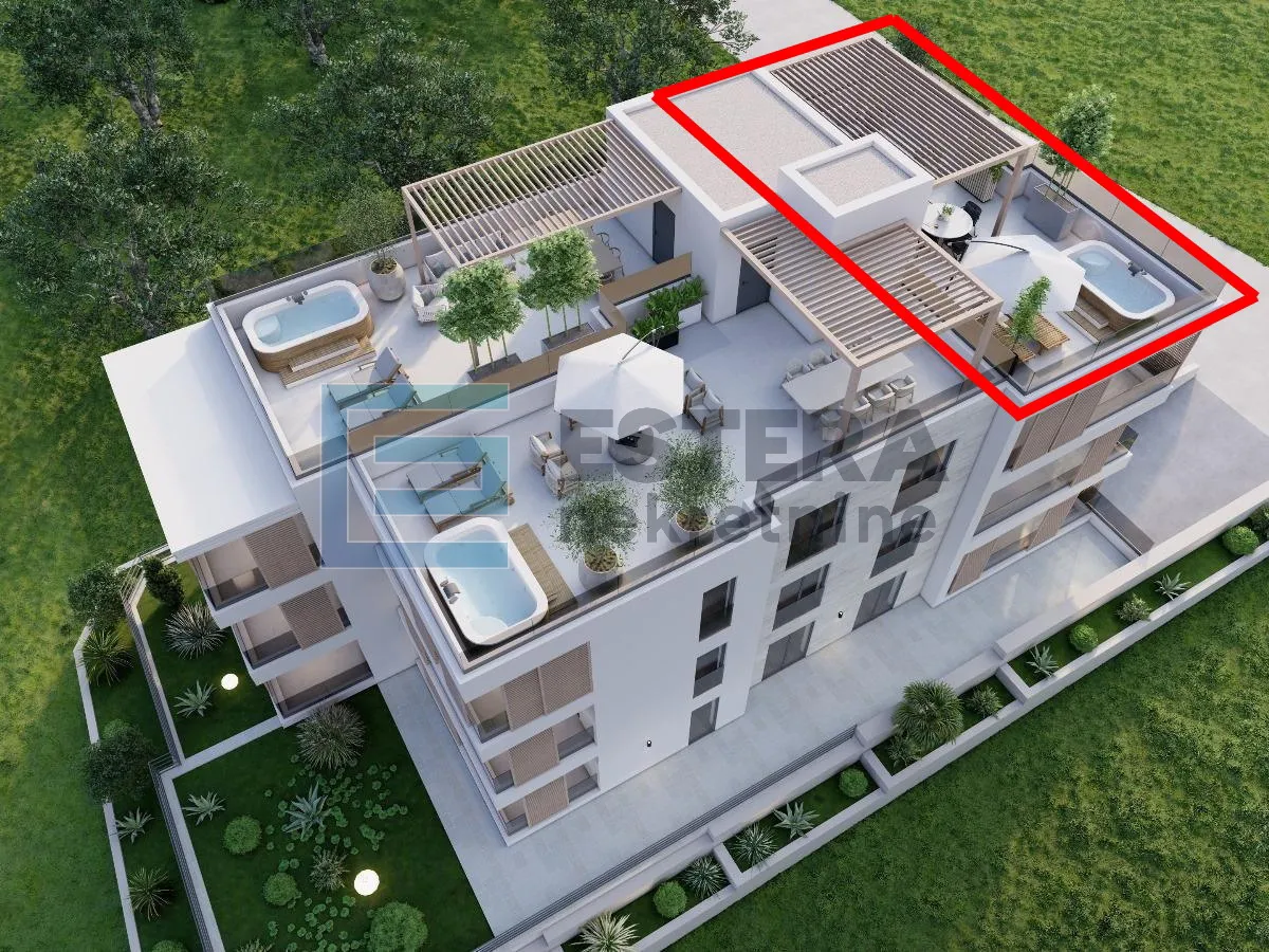 apartman s4 98 m2 prodaja 3s, 2. kat, balkon, garaža, ostava, krovna terasa - slika 2
