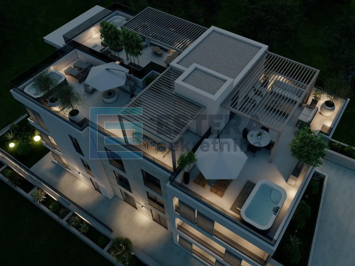 apartman s3 78 m2 prodaja 3s, 1. kat, balkon, garaža, ostava, pogled na more - slika 17
