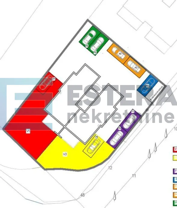 apartman penthouse 77 m2 prodaja pakoštane, 3s, 2. kat, krovna terasa, loggia, 2x parking, 300 m od mora - slika 19