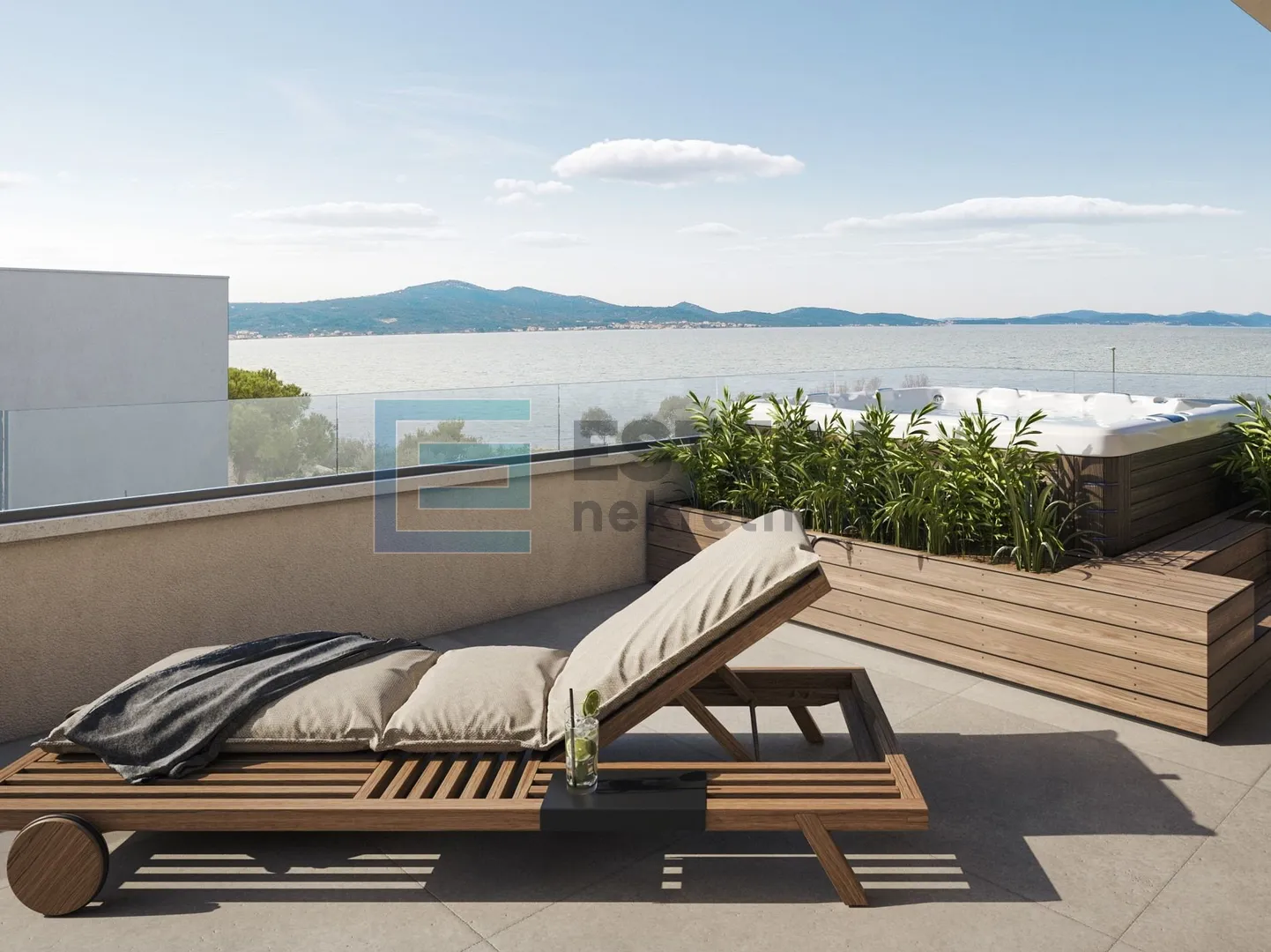 prodaja apartman s1v2 sv. petar na moru, 111 m2, parking, vrt, 70 m od mora - slika 10