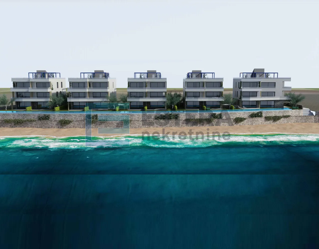 prodaja apartman, prvi red uz more, pogled, 78 m2, b1 - slika 7