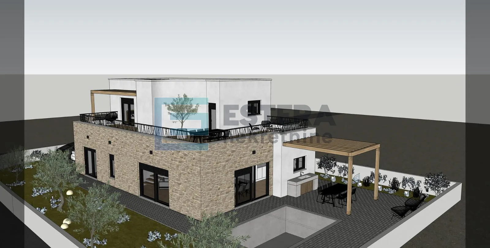 kuća novogradnja vodice , bazen, 176 m2, prodaja - slika 4