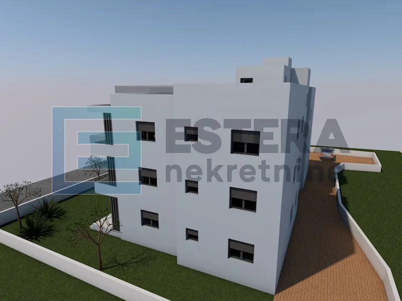 apartman s5 73 m2 prodaja turanj, 3s, 2. kat, parking, krovna terasa, 250 m od mora - slika 12