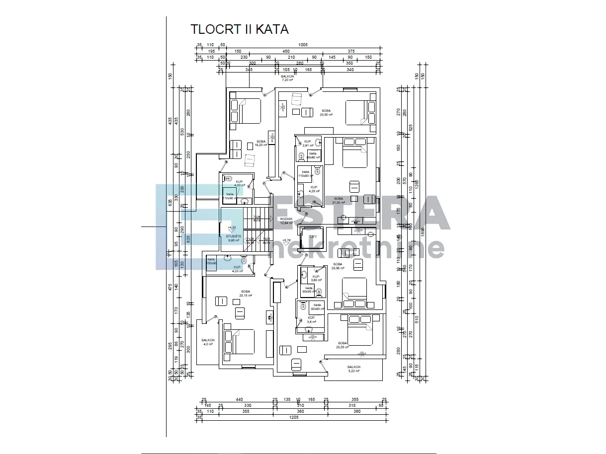 prodaja boutique hotel 18 soba, 4*, pag, pogled na more, 150 m od mora - slika 27