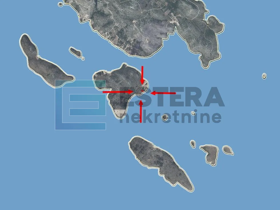 zemljište prodaja otok žižanj, prvi red do mora! - slika 3
