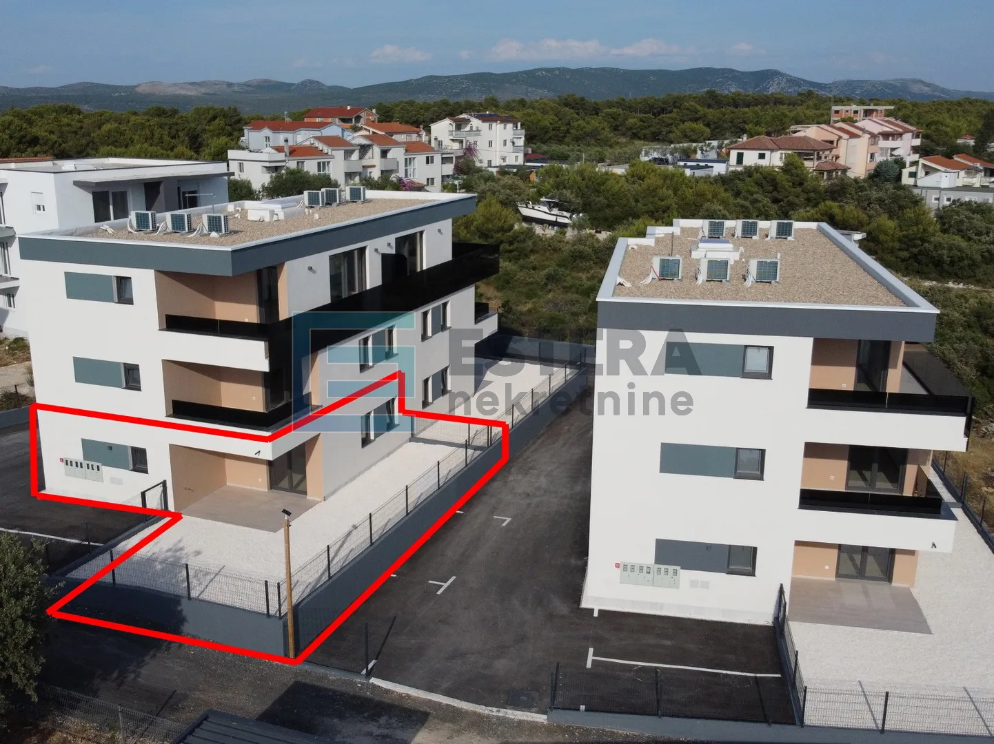 apartman prodaja novogradnja, pakoštane, 85 m2, 4s, priz, parking, vrt - slika 1