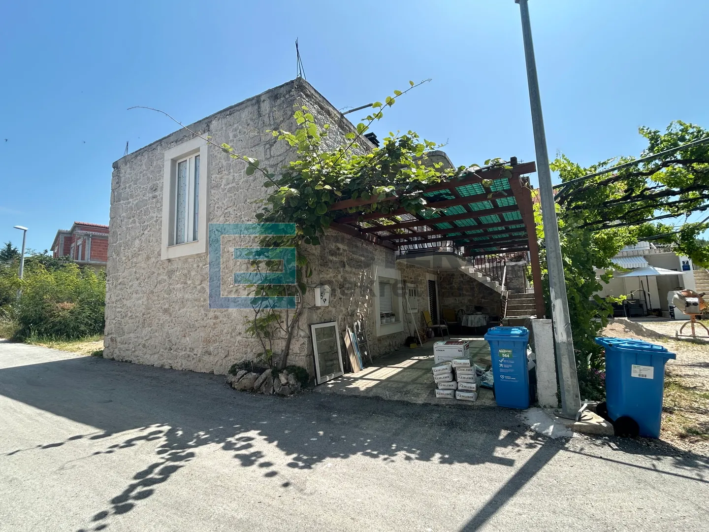 drage pakoštane kamena kuća,pogled na more prodaja - slika 13