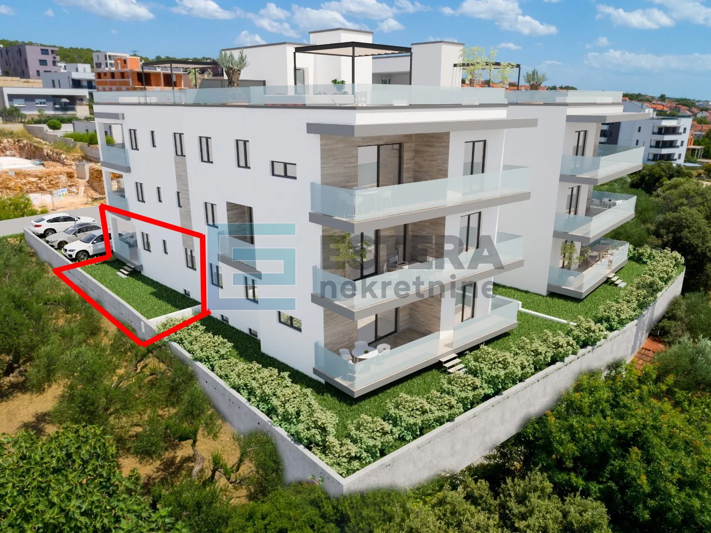 Apartman S1 83 m2 PRODAJA Sveti Filip i Jakov, 3s, prizemlje, parking, vrt