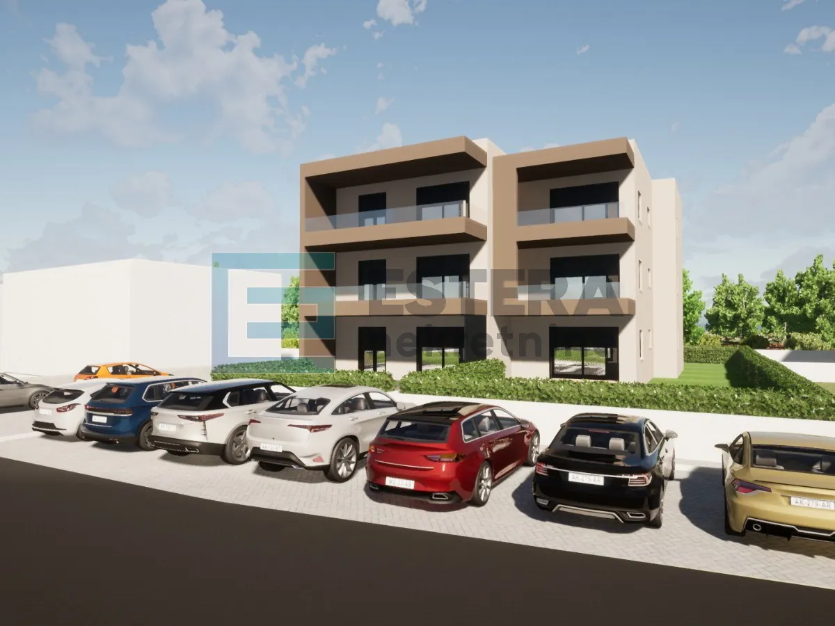 apartman s6 96 m2 prodaja turanj, 3s, 2. kat, krovna terasa, parking, 500 m od mora - slika 2