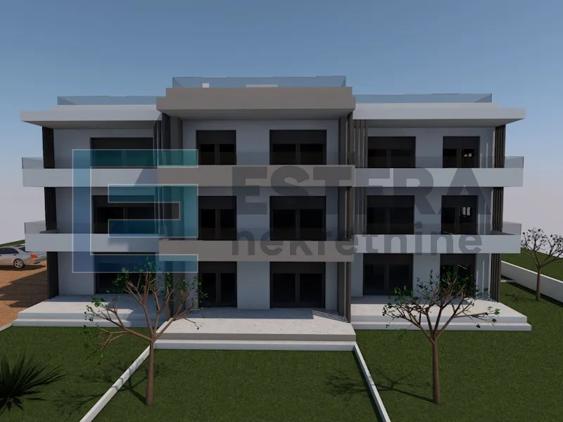 apartman s5 73 m2 prodaja turanj, 3s, 2. kat, parking, krovna terasa, 250 m od mora - slika 8