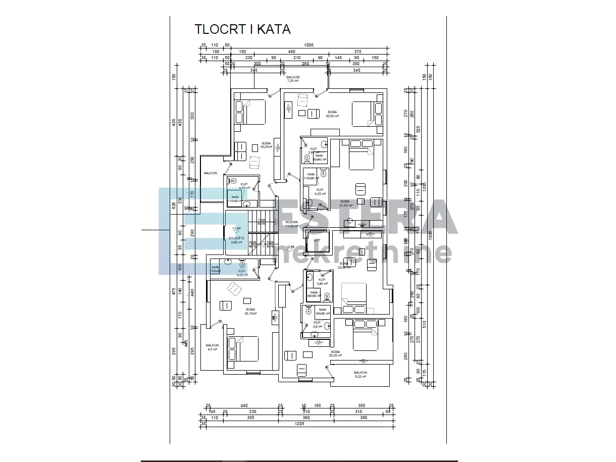 prodaja boutique hotel 18 soba, 4*, pag, pogled na more, 150 m od mora - slika 26