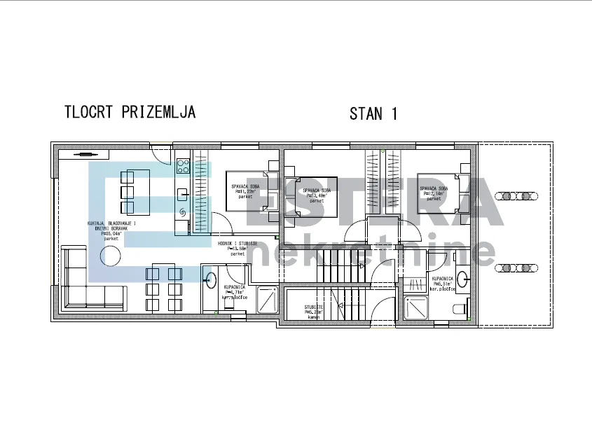 apartman prodaja kožino, 104 m2, prizemlje - slika 18