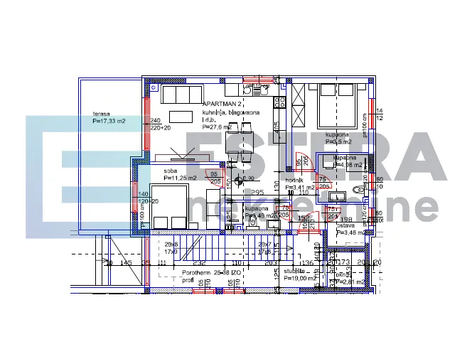 apartman a2 76 m2 prodaja sveti filip i jakov, 1. kat, novogradnja, lift - slika 7