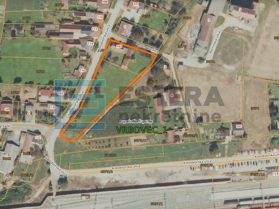 Građevinsko zemljište PRODAJA 3405 m2 - Vrbovec