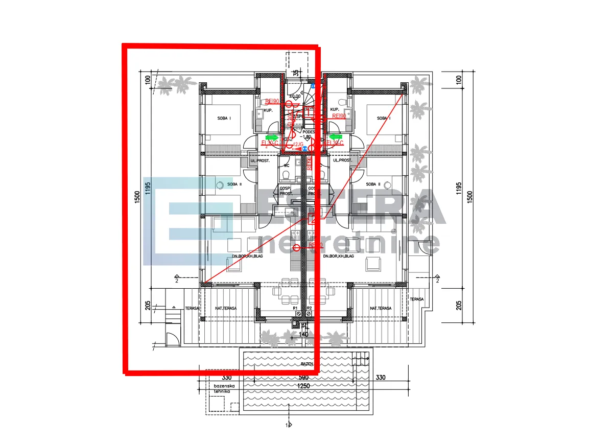 apartman 70,12 m2 prodaja novogradnja 3s, priz, zajednički bazen - slika 17