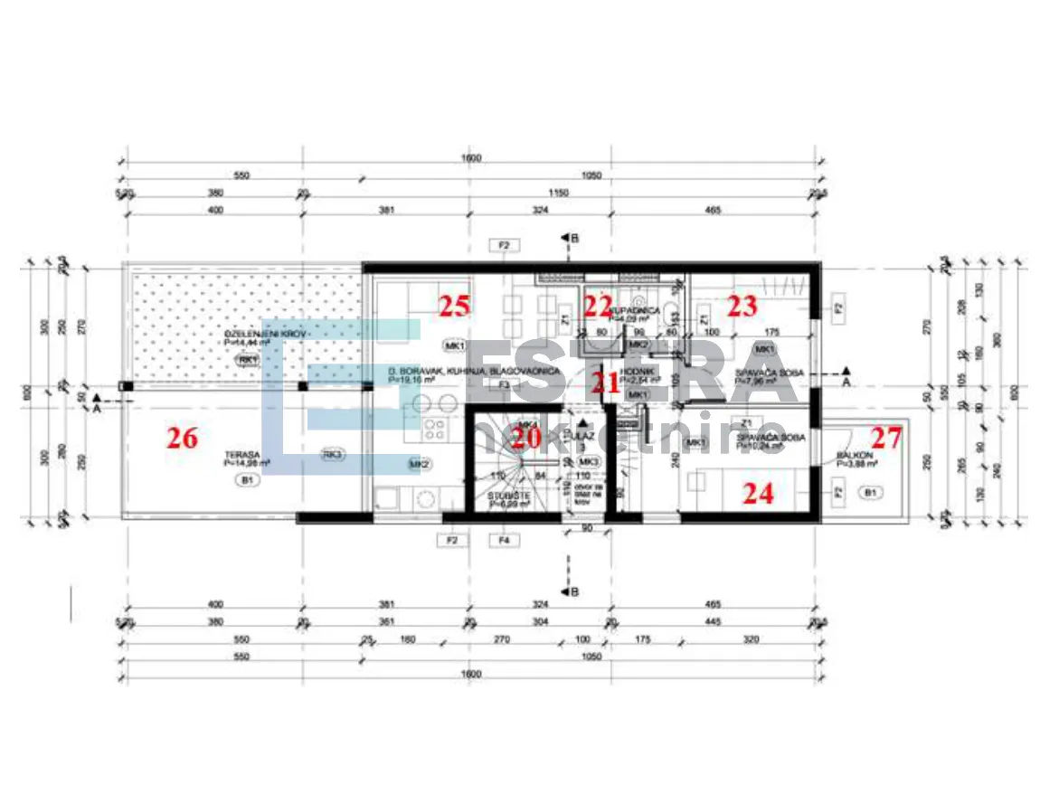 stan 59 m2 prodaja novogradnja, trešnjevka, brozova, 3s, 2. kat, parking, terasa - slika 18