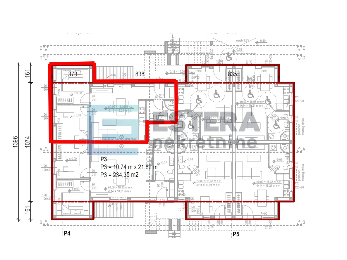 prodaja apartman 66 m2 sveti petar na moru, 3s, parking 250 m od mora - slika 16