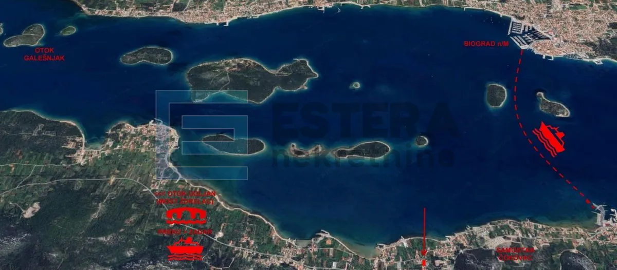 prodaja građevinsko zemljište, 507 m2, otok pašman - slika 11