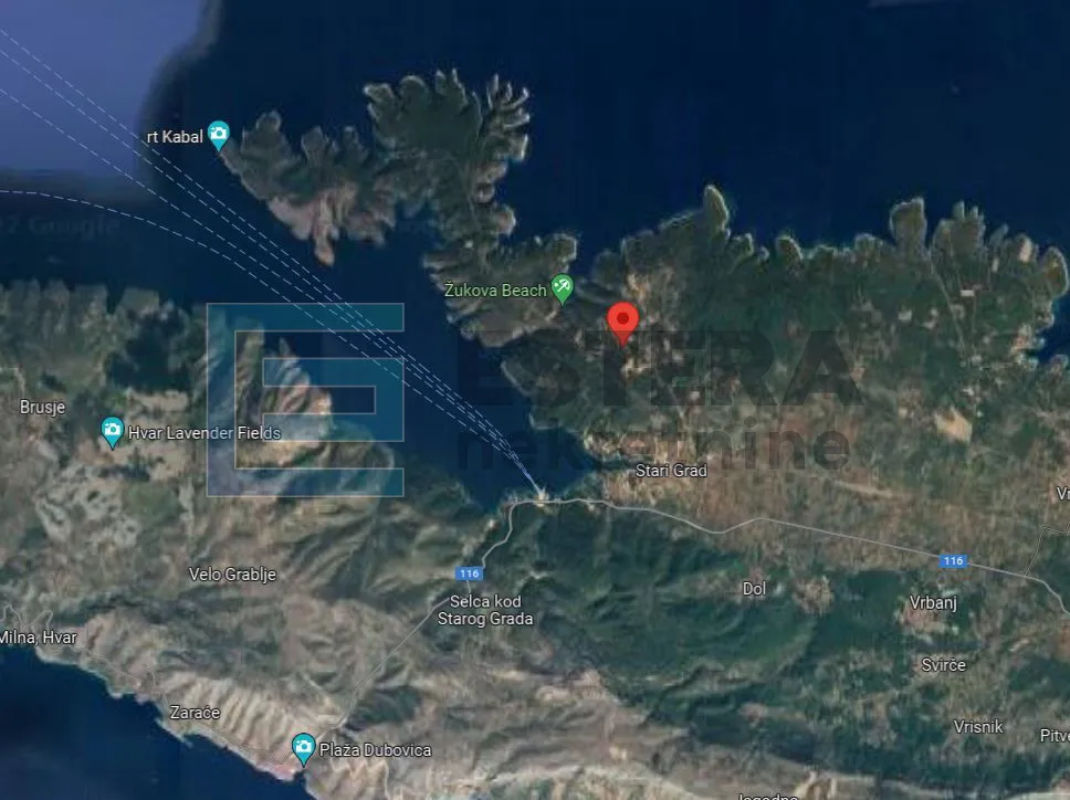 zemljište građevinsko starigrad hvar 442 m2 - slika 6