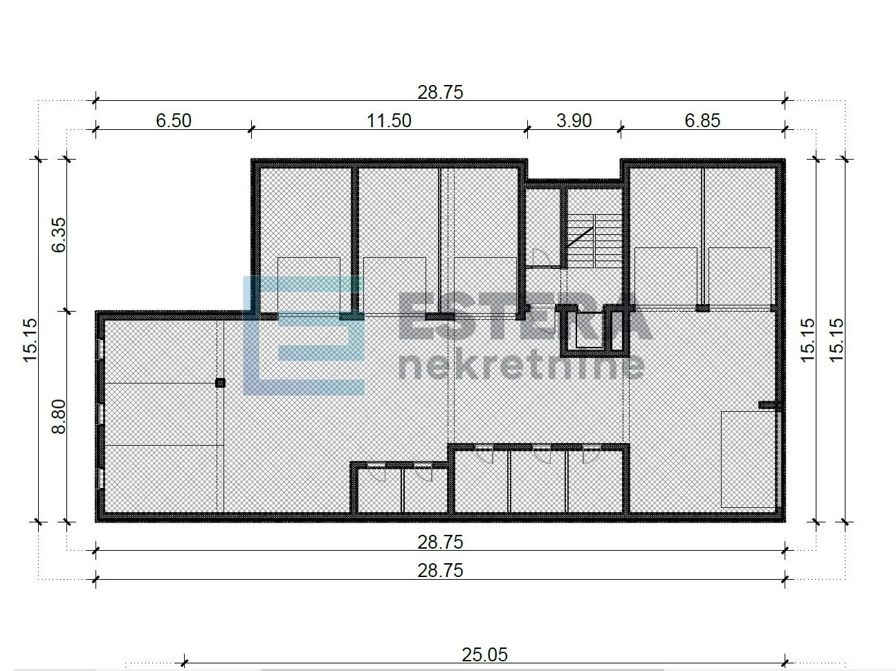 apartman s4 98 m2 prodaja 3s, 2. kat, balkon, garaža, ostava, krovna terasa - slika 21