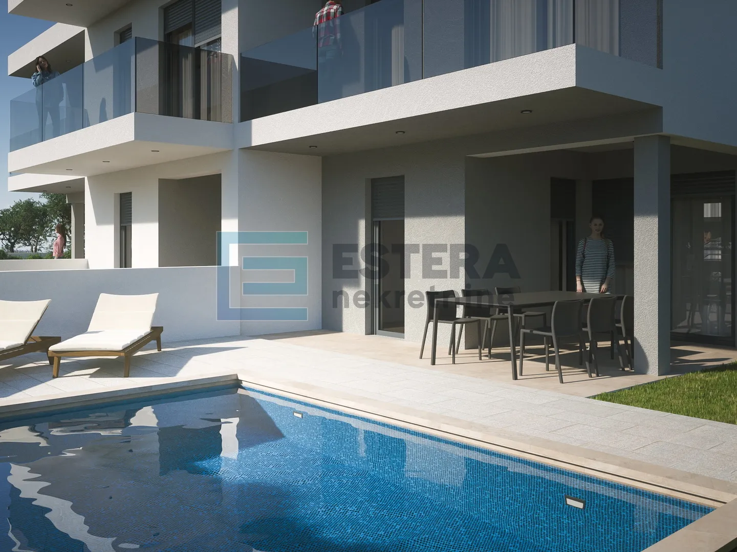 apartman prodaja vrsi, 120 m2, 4s, vrt, bazen, 2 parkinga - slika 4