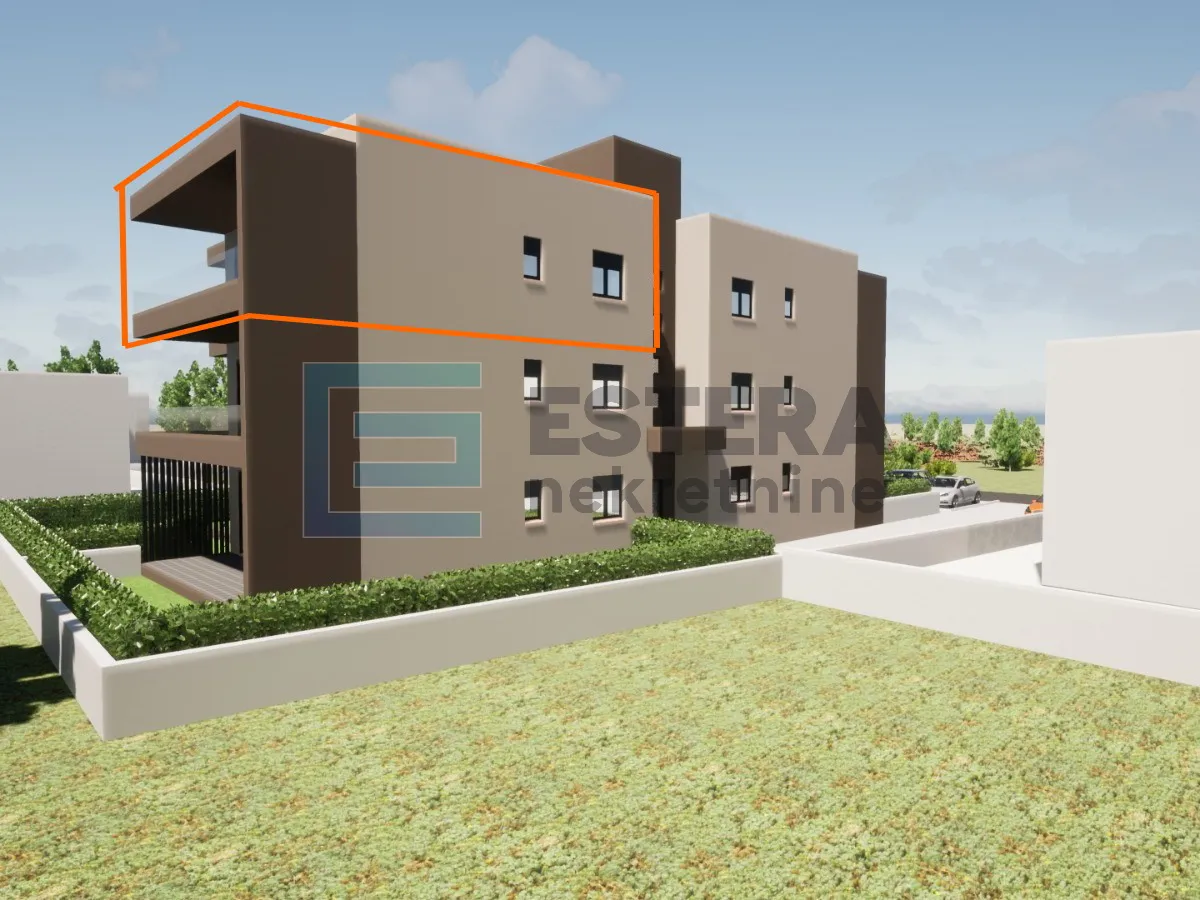 Apartman S7 96 m2 PRODAJA Turanj, 3s, 2. kat, krovna terasa, parking, 500 m od mora - Turanj, Sveti Filip i Jakov