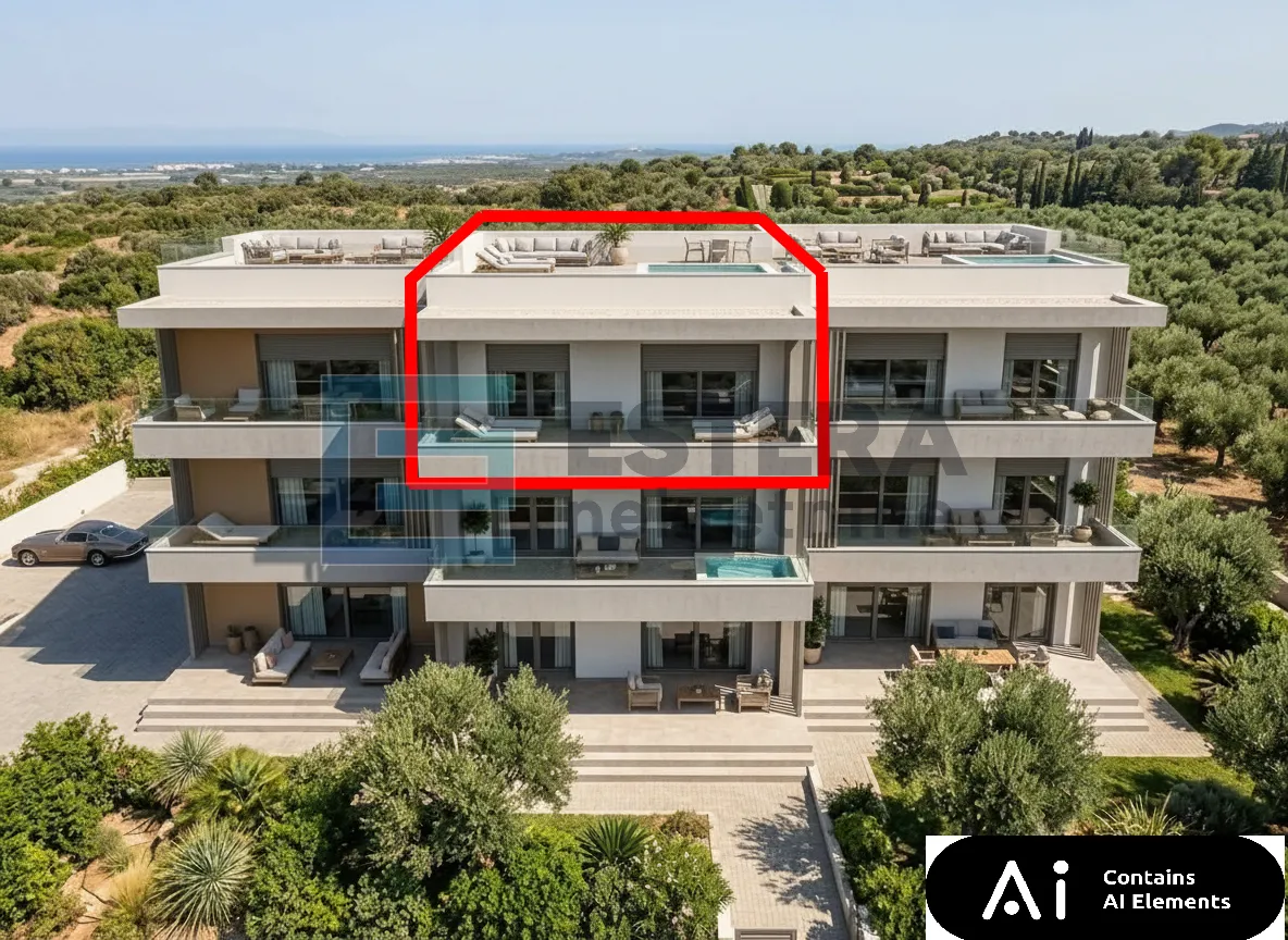 Apartman A3 68 m2 PRODAJA Turanj, 2s, 2. kat, 1 parking, krovna terasa, 250 m od mora - Turanj, Sveti Filip i Jakov