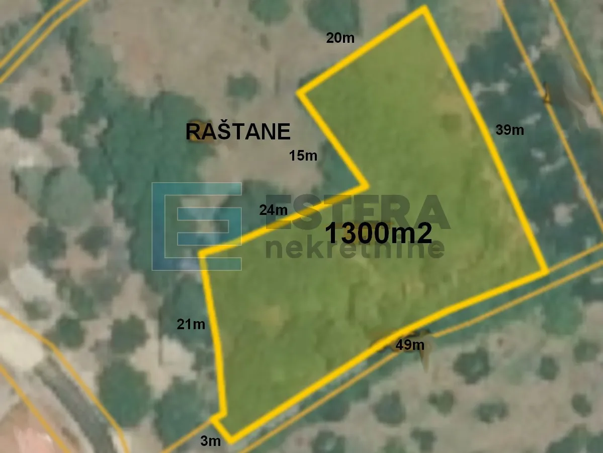 zemljište 1300 m2 prodaja donje raštane, nije građevinsko, - slika 3