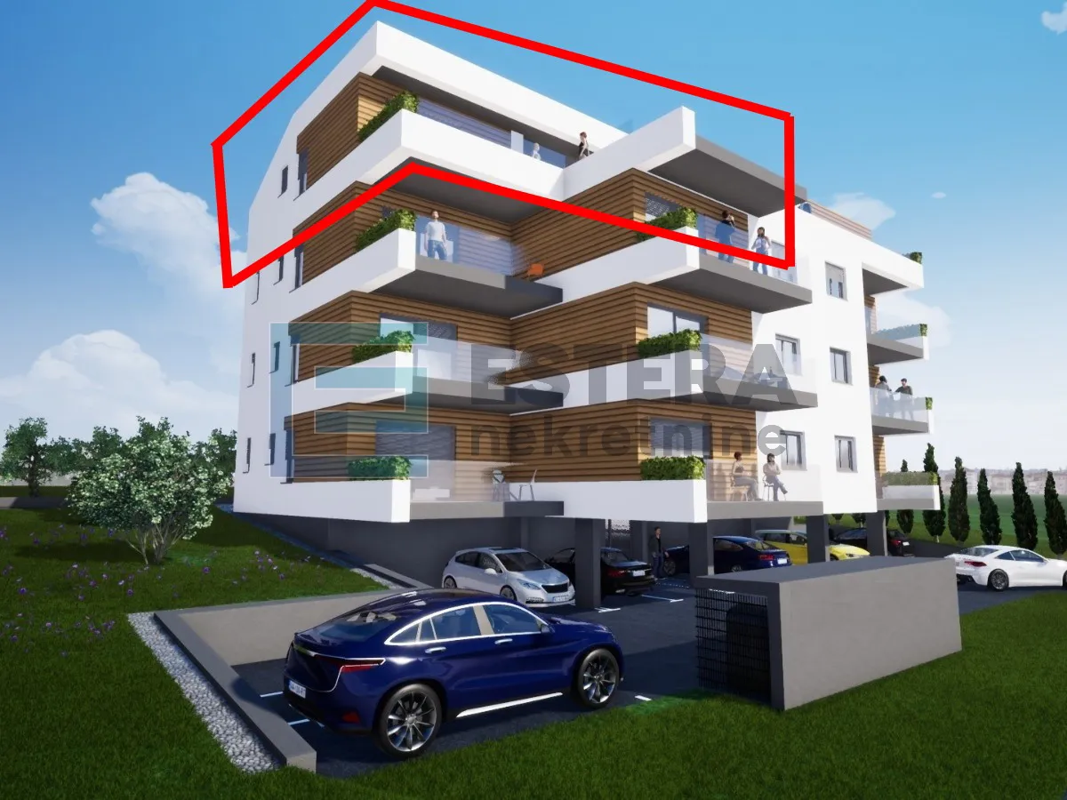 stan 90 m2 prodaja dugo selo 4s, 3. kat, terasa, dizalo, parking, spremište - slika 1