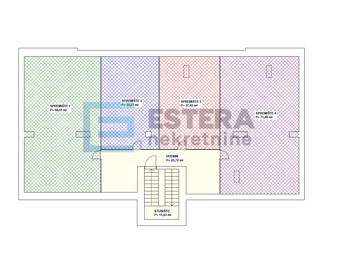 stan prodaja varaždin, 153 m2 centar, 3s, 1. kat, za adaptaciju - slika 16