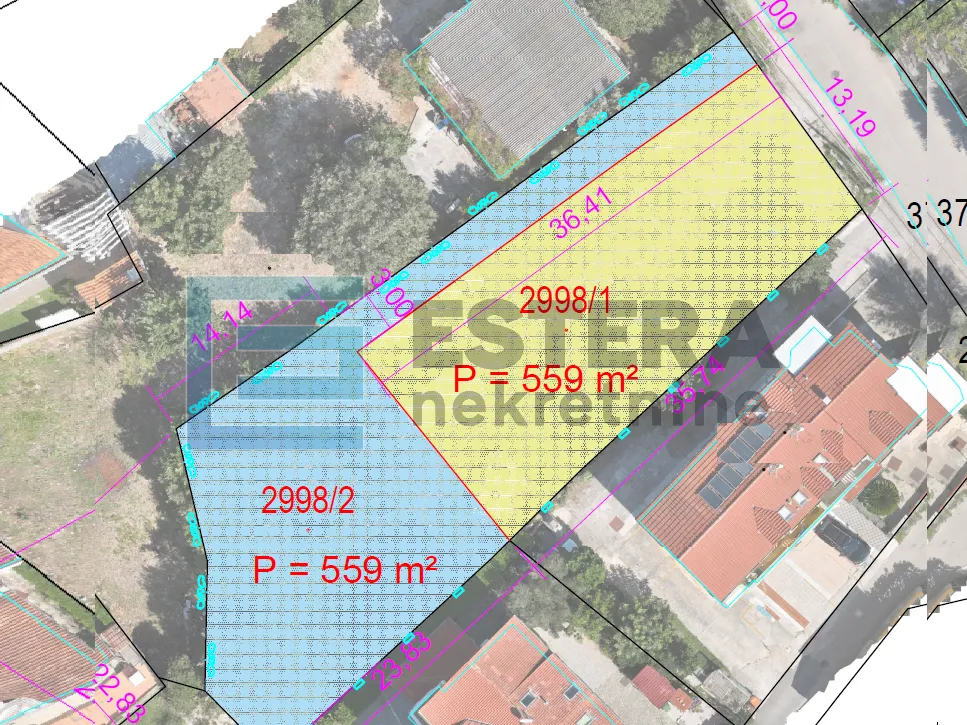 građevinsko zemljište prodaja biograd na moru, 559 m2 - slika 2