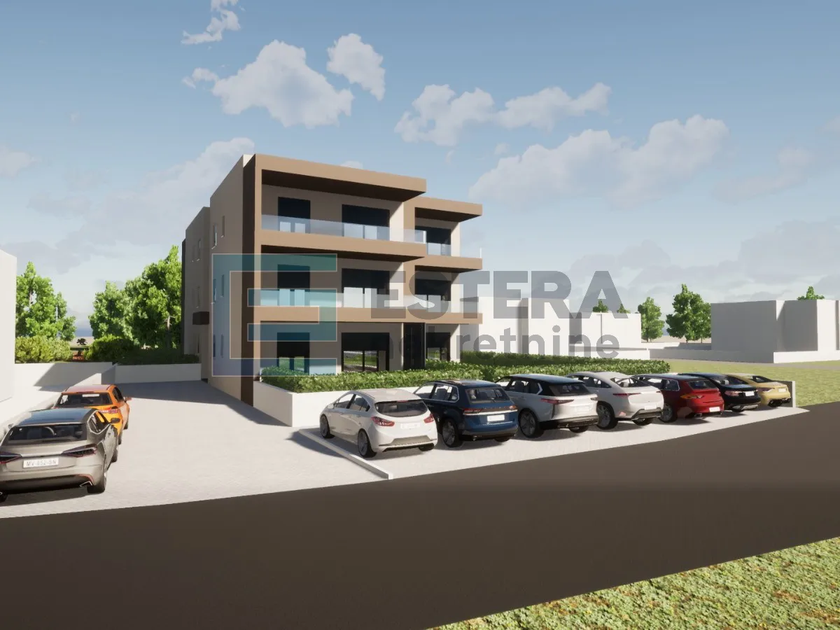 apartman s6 96 m2 prodaja turanj, 3s, 2. kat, krovna terasa, parking, 500 m od mora - slika 3