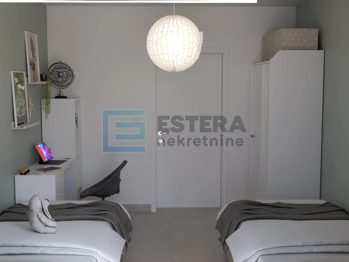 prodaja kuća sa bazenom vir, 450 m od mora, 2 apartmana, garaža - slika 21