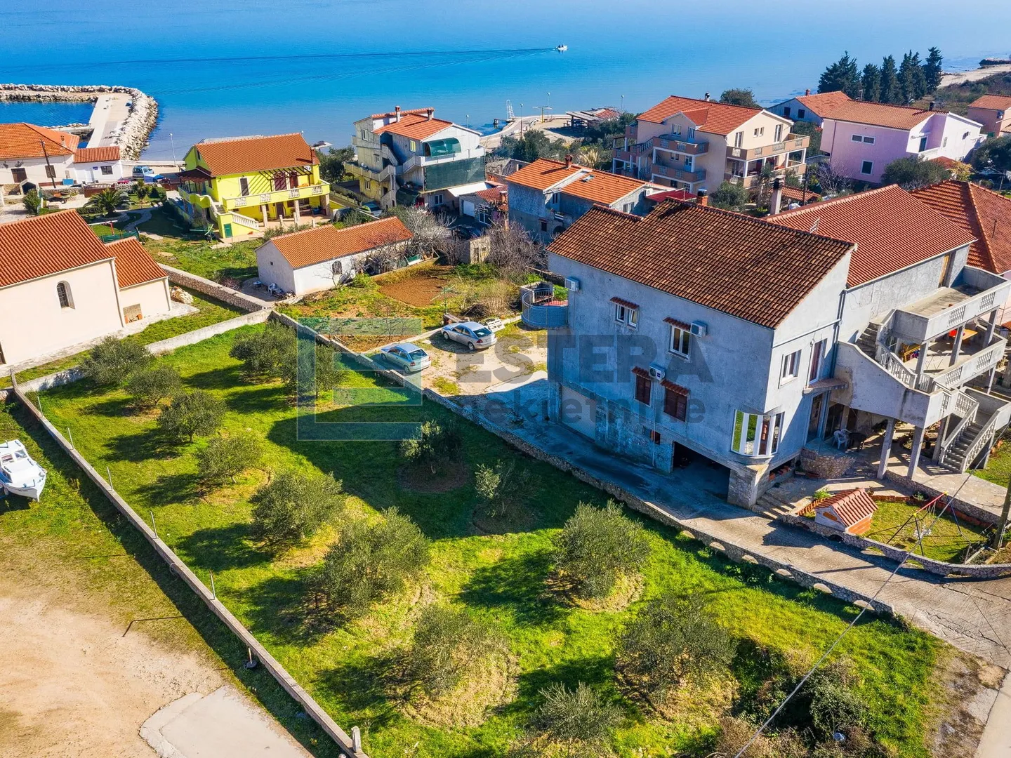 građevinsko zemljište prodaja dobropoljana, 998 m2, 80 m od mora - slika 2