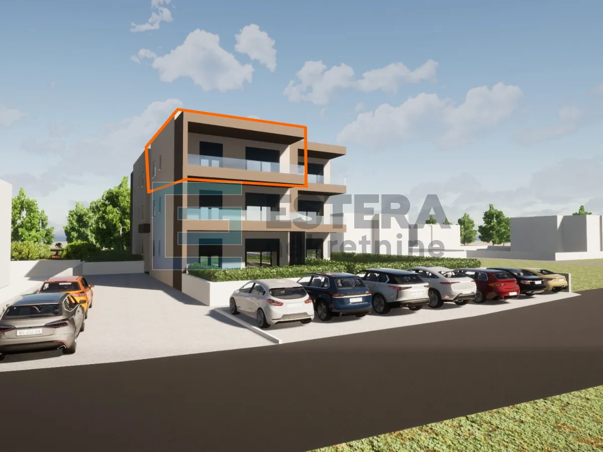 Apartman S6 96 m2 PRODAJA Turanj, 3s, 2. kat, krovna terasa, parking, 500 m od mora - Turanj, Sveti Filip i Jakov