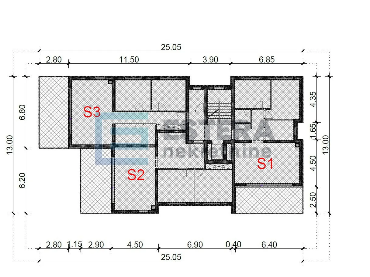 apartman s3 78 m2 prodaja 3s, 1. kat, balkon, garaža, ostava, pogled na more - slika 21