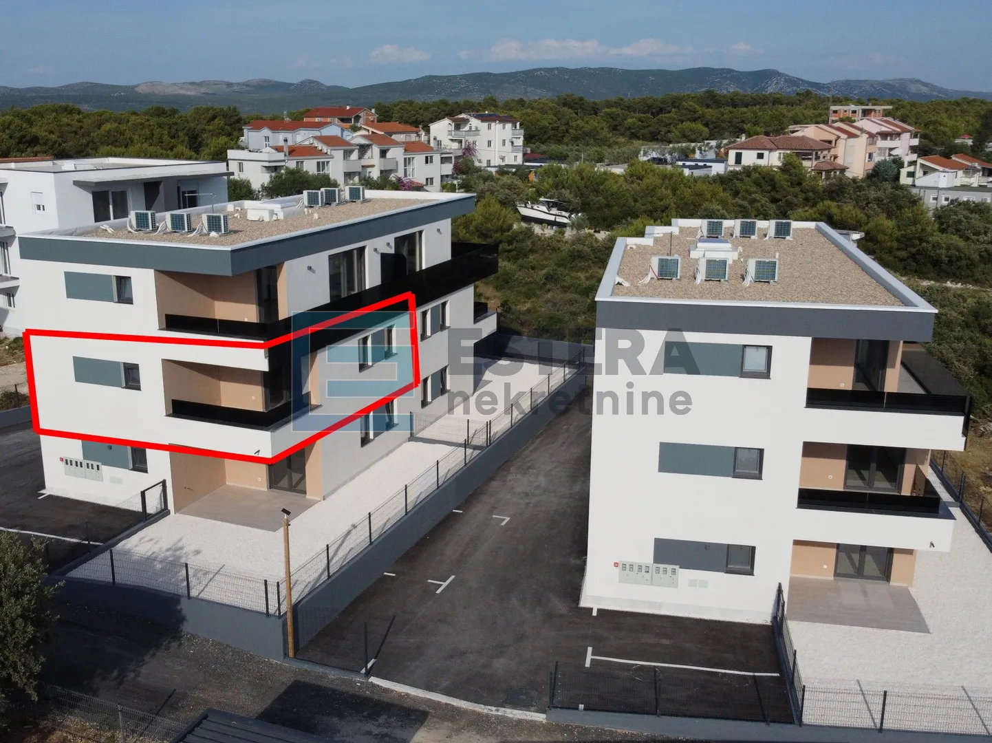 Stan PRODAJA novogradnja, Pakoštane, 74 m2, 4s, 1. kat, parking