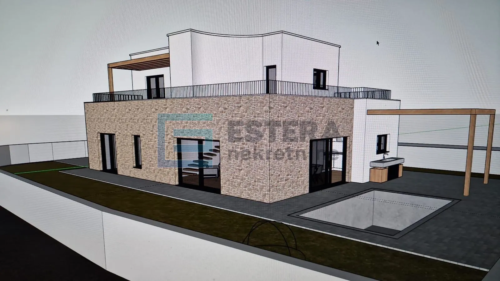 kuća novogradnja vodice , bazen, 176 m2, prodaja - slika 5