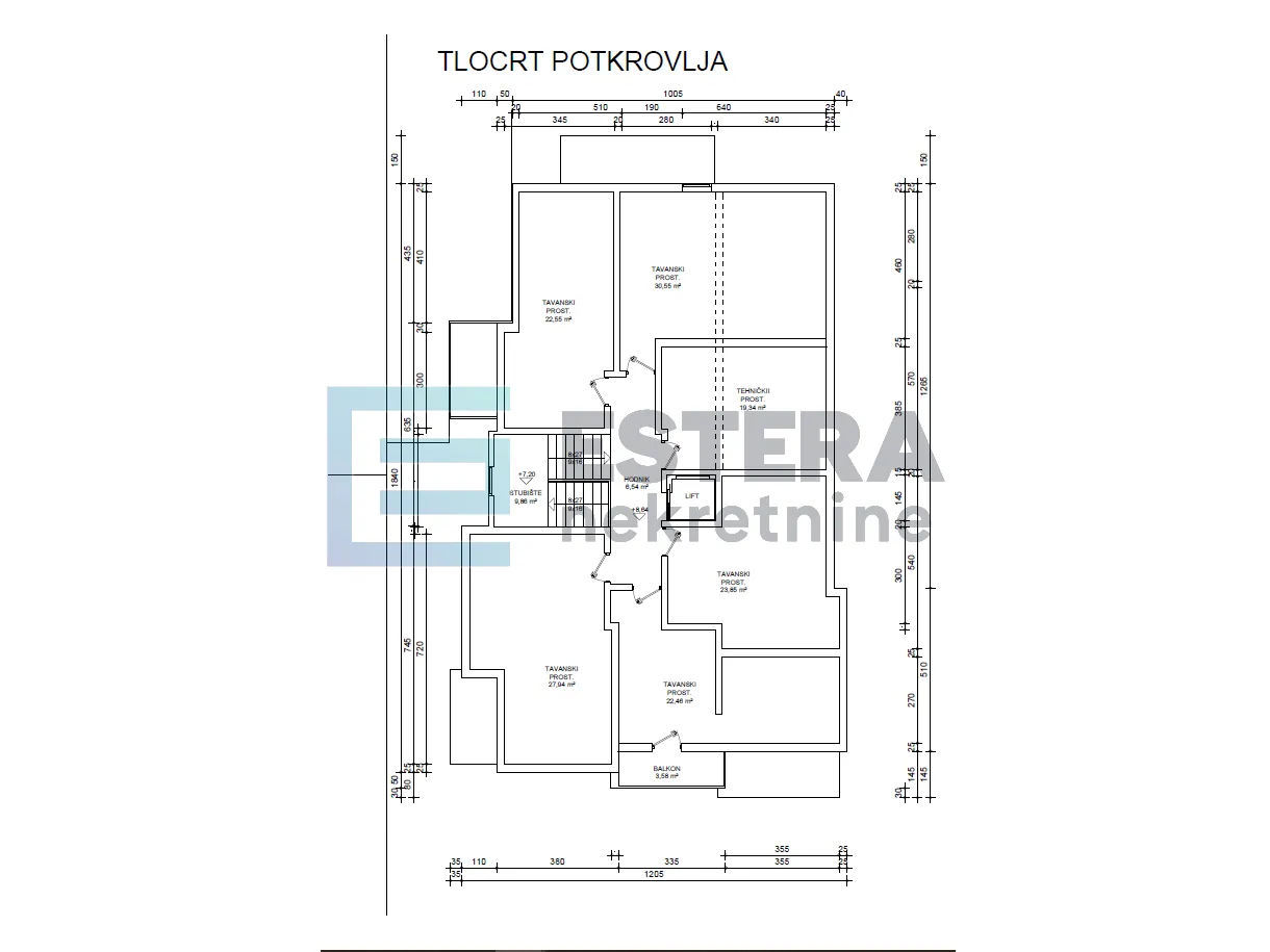 prodaja boutique hotel 18 soba, 4*, pag, pogled na more, 150 m od mora - slika 28